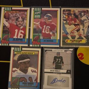 Vintage Football Trading Cards Collection
